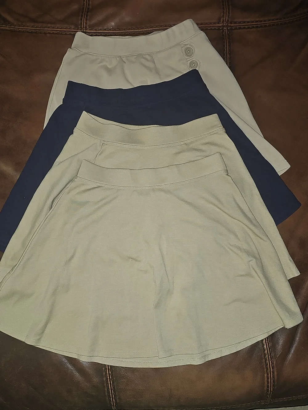 The Children's Place Girls' Skorts in Navy and Khaki -Pk of 4 ❤️OFFERS WELCOMED❤